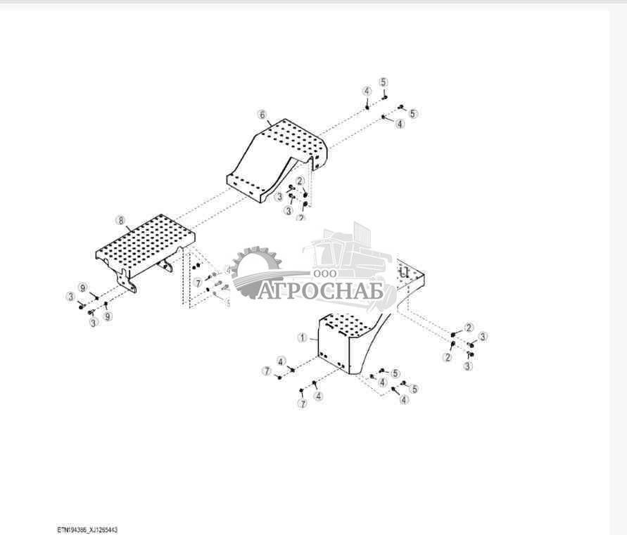 Rear Platforms with Mudflap 